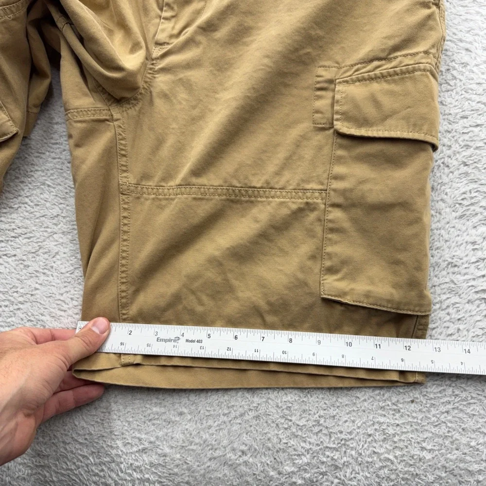 Polo Ralph Lauren Mens 34 Relaxed Fit Cargo Shorts Tan Khaki Cotton
